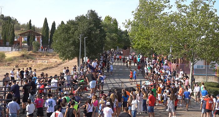 Primer encierro de las fiestas de Cabanillas