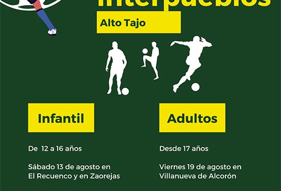 RumboRural organiza un torneo de fútbol intermunicipal del Alto Tajo 1 RumboRural organiza un torneo de fútbol intermunicipal del Alto Tajo