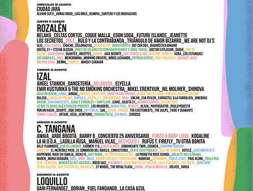 Sonorama Ribera anuncia el cartel por días de su 25º aniversario 1 Sonorama Ribera anuncia el cartel por días de su 25º aniversario