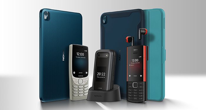 Tres nuevos feature phones icónicos de Nokia y una nueva tablet completan el porfolio de HMD Global para 2022