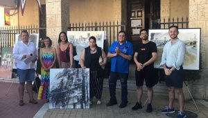 Aida Mauri, ganadora del II Certamen de Pintura Rápida de Almodóvar del Pinar