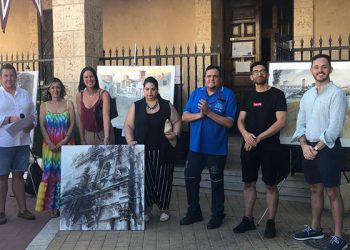 Aida Mauri, ganadora del II Certamen de Pintura Rápida de Almodóvar del Pinar