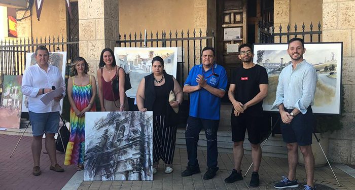 Aida Mauri, ganadora del II Certamen de Pintura Rápida de Almodóvar del Pinar 1 Aida Mauri, ganadora del II Certamen de Pintura Rápida de Almodóvar del Pinar