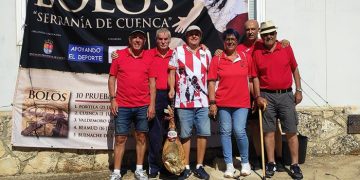 Cuenca sigue en racha a pesar de la tormenta en el XIV Circuito de Bolos en la Serranía