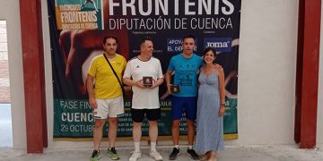 Daniel Hervás y Cristian Saavedra se coronan en Horcajo de Santiago en el XIV Circuito de Frontenis “Diputación de Cuenca”