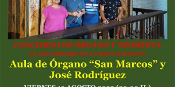 El aula de órgano “San Marcos” de Cardenete ofrece su tradicional concierto de agosto