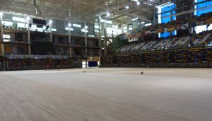 El Ayuntamiento de Guadalajara repara la tarima del Multiusos para garantizar su uso “con seguridad y en condiciones, tras un deterioro de años”