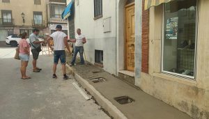 El Ayuntamiento de Huete lleva a cabo trabajos de albañilería desde el 8 de agosto