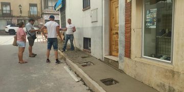 El Ayuntamiento de Huete lleva a cabo trabajos de albañilería desde el 8 de agosto