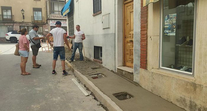 El Ayuntamiento de Huete lleva a cabo trabajos de albañilería desde el 8 de agosto 1 El Ayuntamiento de Huete lleva a cabo trabajos de albañilería desde el 8 de agosto