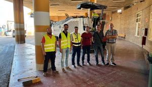 El Gobierno regional acomete obras de mejora en las dársenas de la estación de autobuses de la ciudad de Cuenca