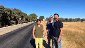 El Gobierno regional continua las obras de mejora de la CM-2100 a su paso por Olmedilla de Alarcón con la N-III