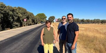 El Gobierno regional continúa las obras de mejora de la CM-2100 a su paso por Olmedilla de Alarcón con la N-III