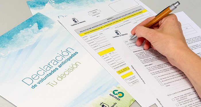 El Registro de Voluntades Anticipadas de Castilla-La Mancha ha recibido más de 500 nuevas inscripciones en los seis primeros meses de 2022