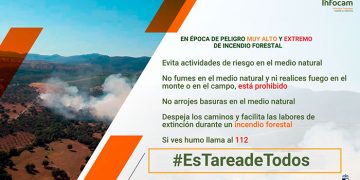 Hacer fuego junto a Beleña para ahuyentar a las avispas mientras se merienda no está permitido.... Palabra de agentes medioambientales