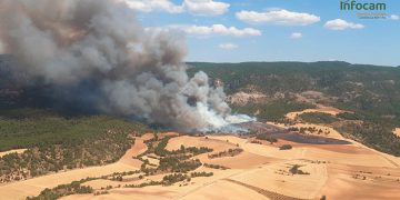 Controlado el incendio en Cañamares tres días después de ser detectado