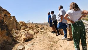 La Diputación de Cuenca ayudará al Ayuntamiento de Cañaveras en la retirada de un desprendimiento de rocas