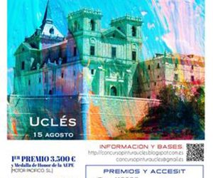 Uclés acogerá el próximo 15 de agosto el X Concurso Nacional de Pintura Rapida Urcela con premios de hasta 3.500 euros