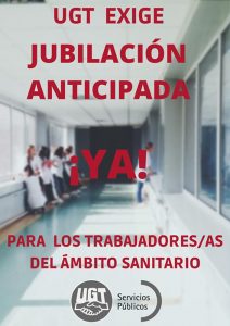 UGT Servicios Públicos CLM se marca como objetivo prioritario impulsar la jubilación anticipada del personal de Sanidad y del sector Sociosanitario