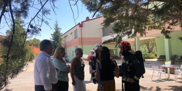 Un total de 40 personas desalojadas por un incendio en la Residencia Comunitaria de Cuenca 