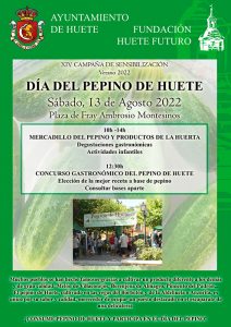 Vuelve el Día del Pepino de Huete el sábado 13 de agosto