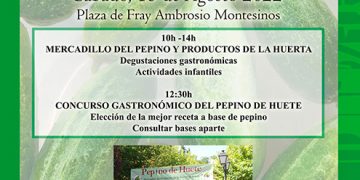 Vuelve el Día del Pepino de Huete el sábado 13 de agosto