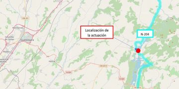 Afecciones al tráfico en la N-204 por obras de reparación del puente sobre el embalse de Entrepeñas y sus tramos de acceso
