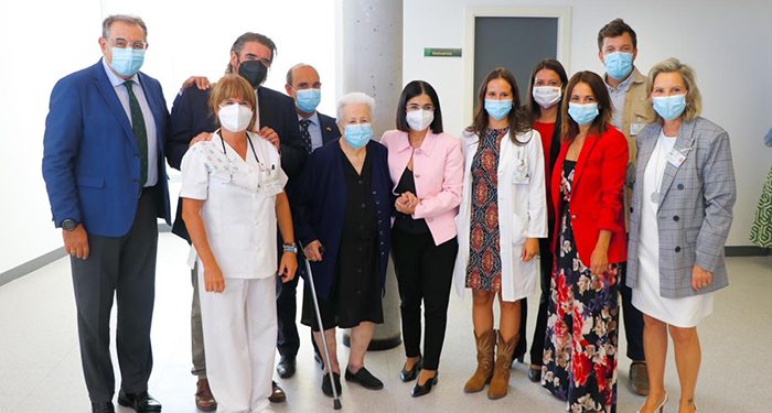 Castilla-La Mancha inicia en Guadalajara la vacunación de la segunda dosis de refuerzo contra el Covid-19 en las personas mayores de 80 años