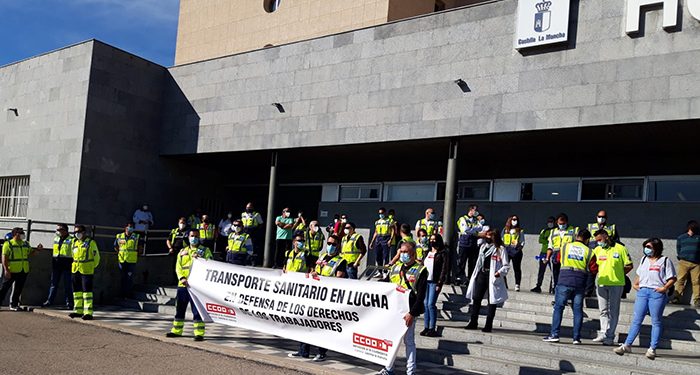 CCOO-FSC reivindica ante la Junta la gestión directa del transporte sanitario de esta región