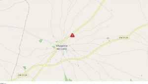 Corte total de la CM-3116 entre Villagarcía e Iniesta por el vuelco de un tractor que transportaba uva