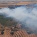Controlado el incendio en Palomares del Campo 3 Declarado un incendio agrícola en Palomares del Campo