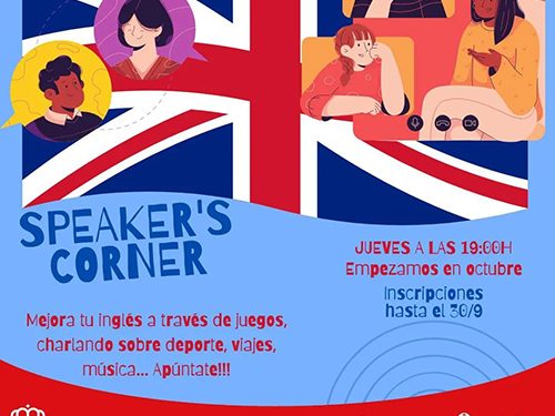El Centro Joven de Cabanillas lanza una iniciativa para practicar inglés: «Speaker´s Corner» 1 El Centro Joven de Cabanillas lanza una iniciativa para practicar inglés «Speaker´s Corner»