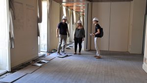 El Gobierno regional continua las obras de reforma del Edificio Iberia que albergara la sede de la Junta de Comunidades de Castilla-La Mancha en Cuenca