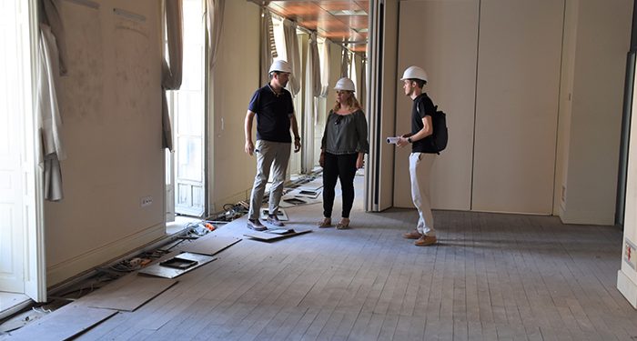 El Gobierno regional continua las obras de reforma del Edificio Iberia que albergara la sede de la Junta de Comunidades de Castilla-La Mancha en Cuenca 1 El Gobierno regional continua las obras de reforma del Edificio Iberia que albergara la sede de la Junta de Comunidades de Castilla-La Mancha en Cuenca