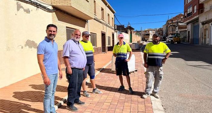 El Gobierno regional y el Ayuntamiento de San Lorenzo de la Parrilla acometen obras de acondicionamiento en la travesía de la CM-2117