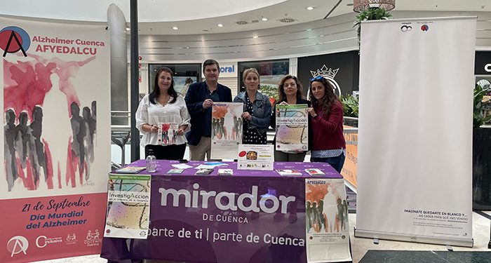 El Mirador de Cuenca acoge este viernes una mesa informativa sobre la enfermedad de Alzheimer 1 El Mirador de Cuenca acoge este viernes una mesa informativa sobre la enfermedad de Alzheimer