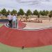 El Parque Elena de la Cruz de Cabanillas ya cuenta con su espectacular «pump track»