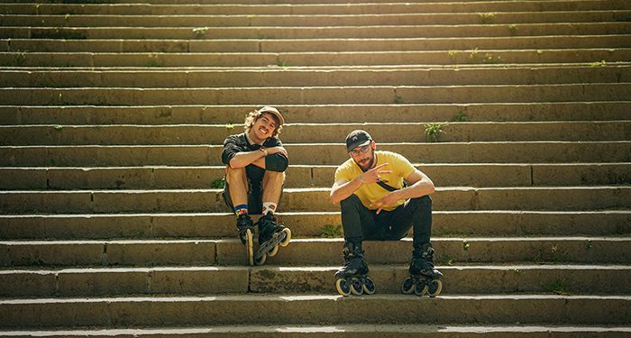 El quintanareño Pablo Soler recorre España en patines