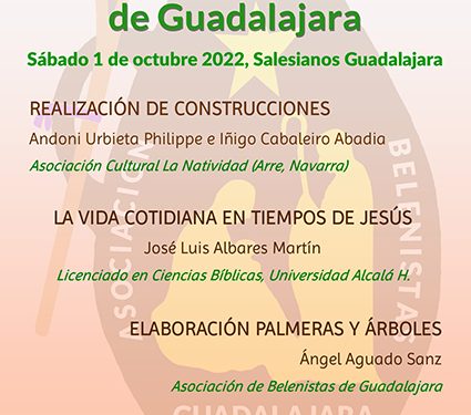 El sábado 1 de octubre tendrá lugar la VIII Jornada Belenista de Guadalajara