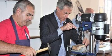 Eurocaja Rural visita APRECU y ASPRONA en la Feria de Albacete