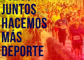 Exposición de fotografías de deporte conquense en los jardines de la Diputación