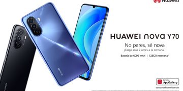 Huawei nova Y70: moda y tecnología para los usuarios más jóvenes