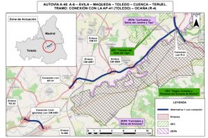 Mitma obtiene Declaración de Impacto Ambiental favorable al estudio informativo de la A-40 entre Toledo y Ocaña