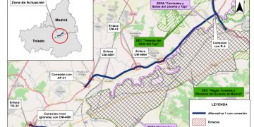 Mitma obtiene Declaración de Impacto Ambiental favorable al estudio informativo de la A-40 entre Toledo y Ocaña
