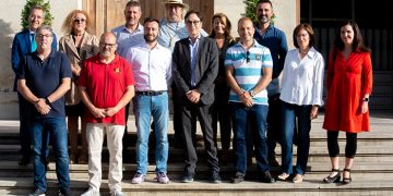 Inuagurada en los jardines de la Diputación la exposición «Todos hacemos deporte»