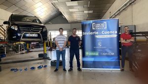 Invierte en Cuenca visita y arropa la puesta en marcha de Autotaller Noel en el polígono Los Palancares