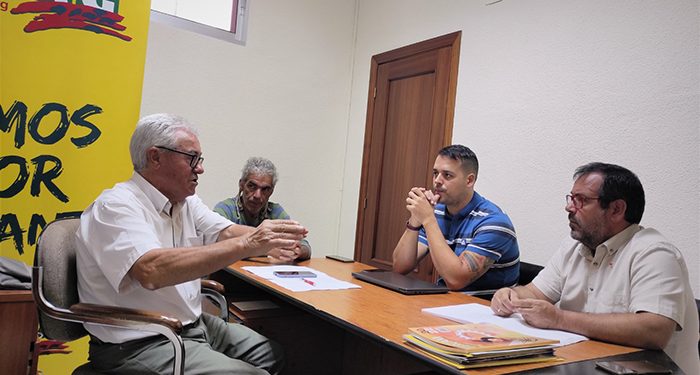 Izquierda Unida Castilla-La Mancha mantiene una reunión de trabajo con COAG Guadalajara-CLM para compartir propuestas que beneficien a los profesionales de la agricultura y la ganadería