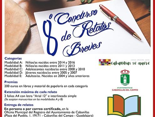 La Biblioteca León Gil de Cabanillas convoca la 8ª edición de su Concurso de Relatos 1 La Biblioteca León Gil de Cabanillas convoca la 8ª edición de su Concurso de Relatos