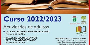 La Biblioteca León Gil lanza su oferta de actividades de animación lectora para adultos 2022-2023