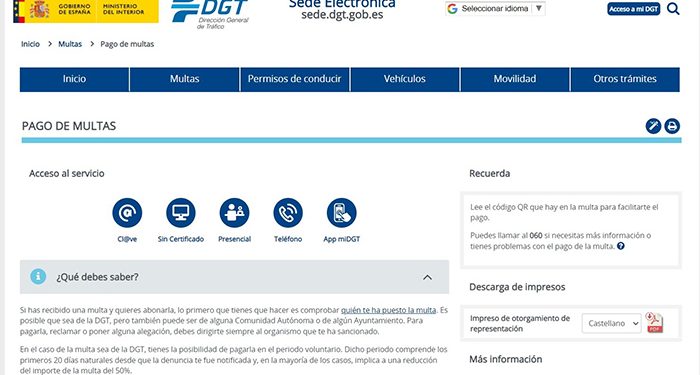 La DGT dejará de enviar las multas de tráfico en papel a las empresas 1 La DGT dejará de enviar las multas de tráfico en papel a las empresas